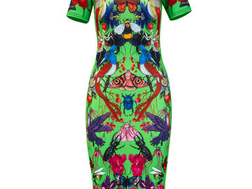 THE BIRDS & THE BEES green midi dress product