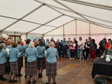 Stirling Gaelic Choir exclusive performance for ticket holders Stirling Highland Games 2023 - Dan Rous
