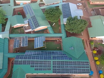 Solar power system at Mulanje Mission Hospital, Malawi