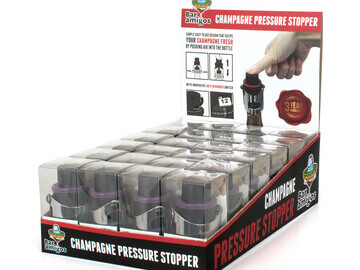 Bar Amigos ® champagne pressure stopper wholesale display unit
