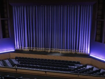 View from seat from Preevue’s digital twin of New Victoria Theatre, Woking. Copyright Preevue Ltd