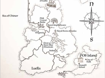 map of the Kingdom of Luella