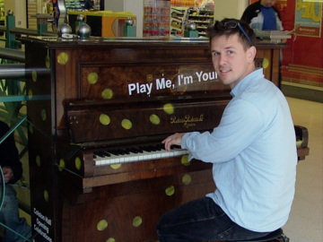 Luke Jerram first street piano