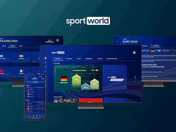  The Euro 2024 - staged, among other features, with globally accessible 24/7 channels in the Sportworld app on Smart TV and all mobile devices.