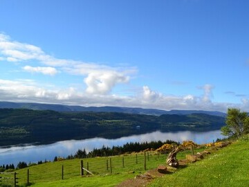 Loch Ness from Bunloit estate