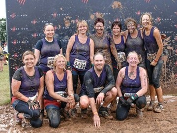 A FEW OF THE FINISHERS Maria, Karen, James, Heather, Maddie, Ros, Sue, Zoe, Charlie, Sharon