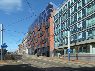 A computer generated image of QIP’s student accommodation development on West Street, Sheffield, due to commence construction this month.