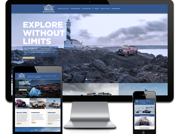 Arctic Trucks website