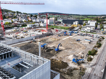 Green: Building work has commenced on two additional Green data centers on the Metro-Campus Zurich.
