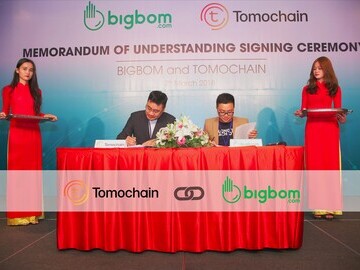 Signing of MOU between Bigbom and Tomochain