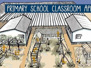 An artists impression of the new Pre-Primary School Classrooms and Playground