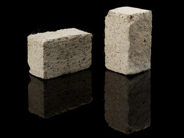 A low carbon ‘bio-brick’, grown from urine, sand and bacteria © Science Museum Group
