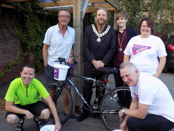 The team with Mayor James Truepenny, Mayoress Sophie Brumby