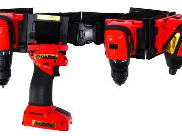 KwikPro is easy to carry hands-free on its dedicated tool belt
