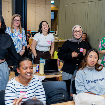 Participants Await Results at Digital Women AI Build Day