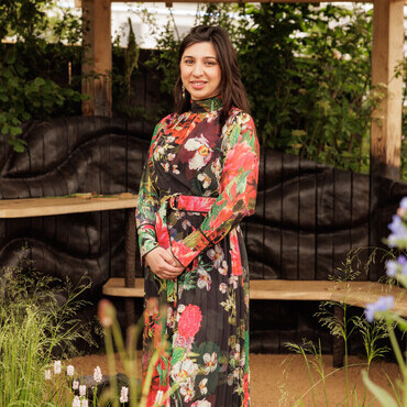 Dr Saliha at RHS Chelsea Flower Show