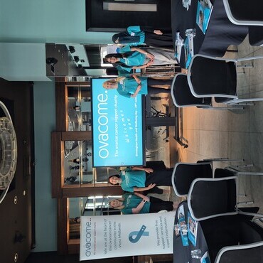 Ovacome staff at a Health and Wellbeing Day