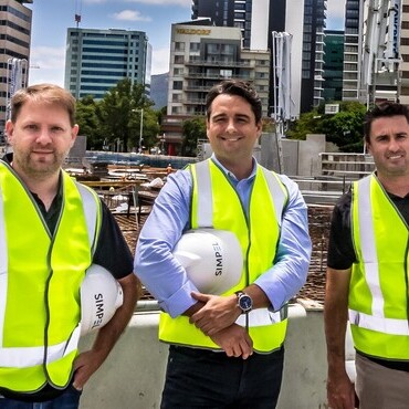 Cofounders of Simpel (L-R): Jeremy Cox (CIO), Kurt Robinson (CEO) & Peter Ciceran (CTO)