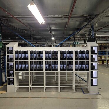 The asset management locker install at New Look