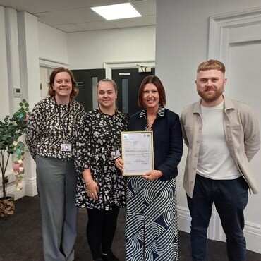 Auriga Services Team with IISO 22458 Certificate