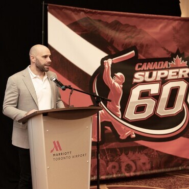 Kyle Coetzer, speaking at the launch of Canada Super60 in Toronto, Canada