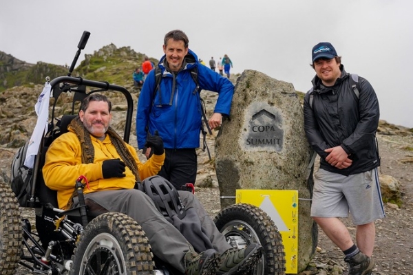  Disabled Adventurer becomes first to ascend Yr Wyddfa in power mobility chair unaided for Disability Pride Month 