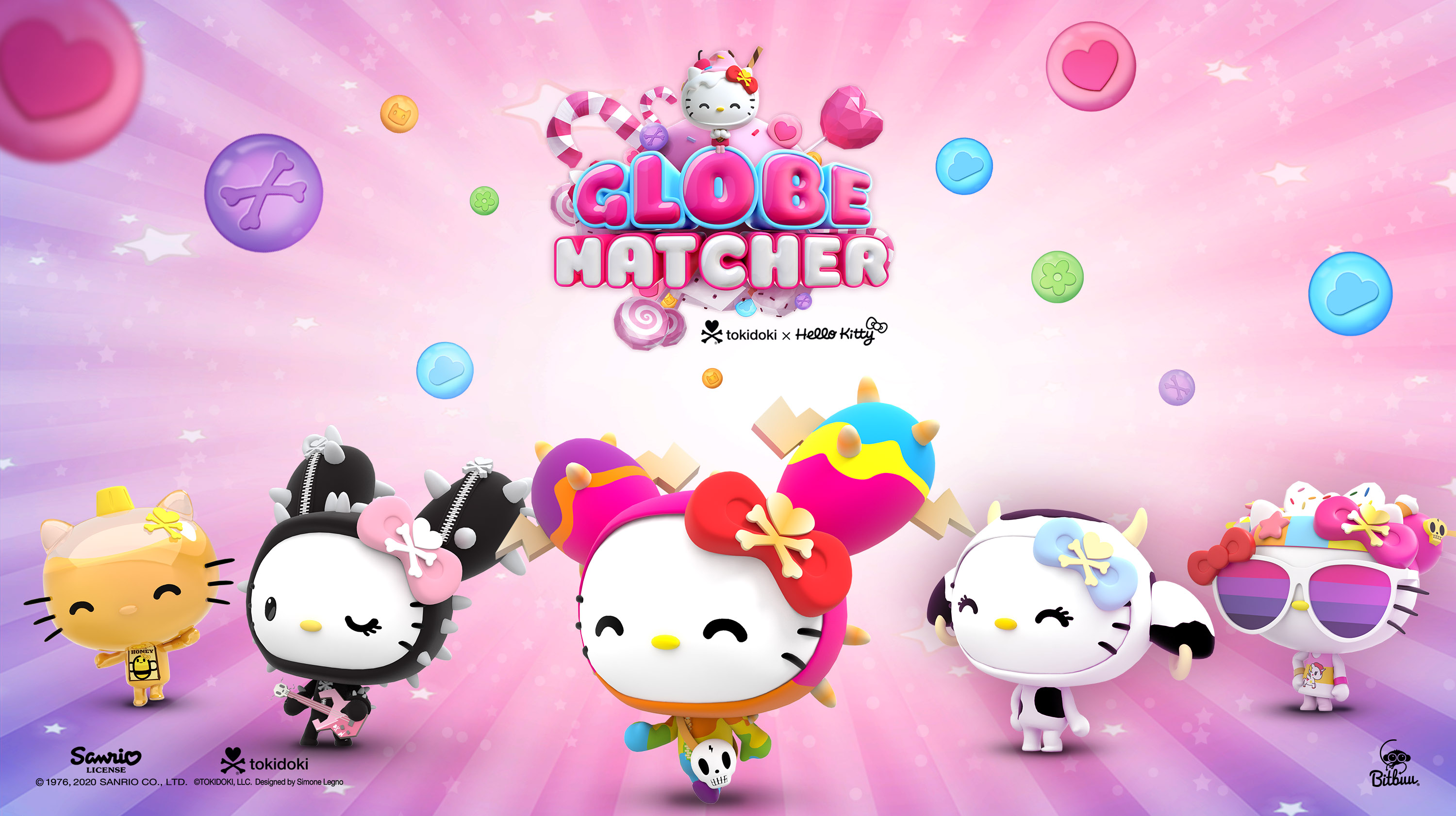 Hello Kitty and Tokidoki Collaborate on New Globematcher Mobile Game By  Bitbuu - Licensing International