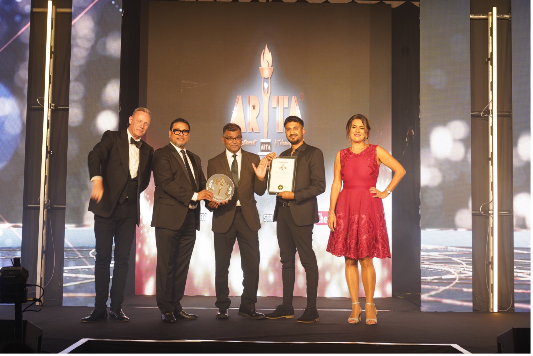  Raval Indian Brasserie & Bar from Newcastle Upon Tyne Won North East - Restaurant of the Year ARTA 2023 Award 