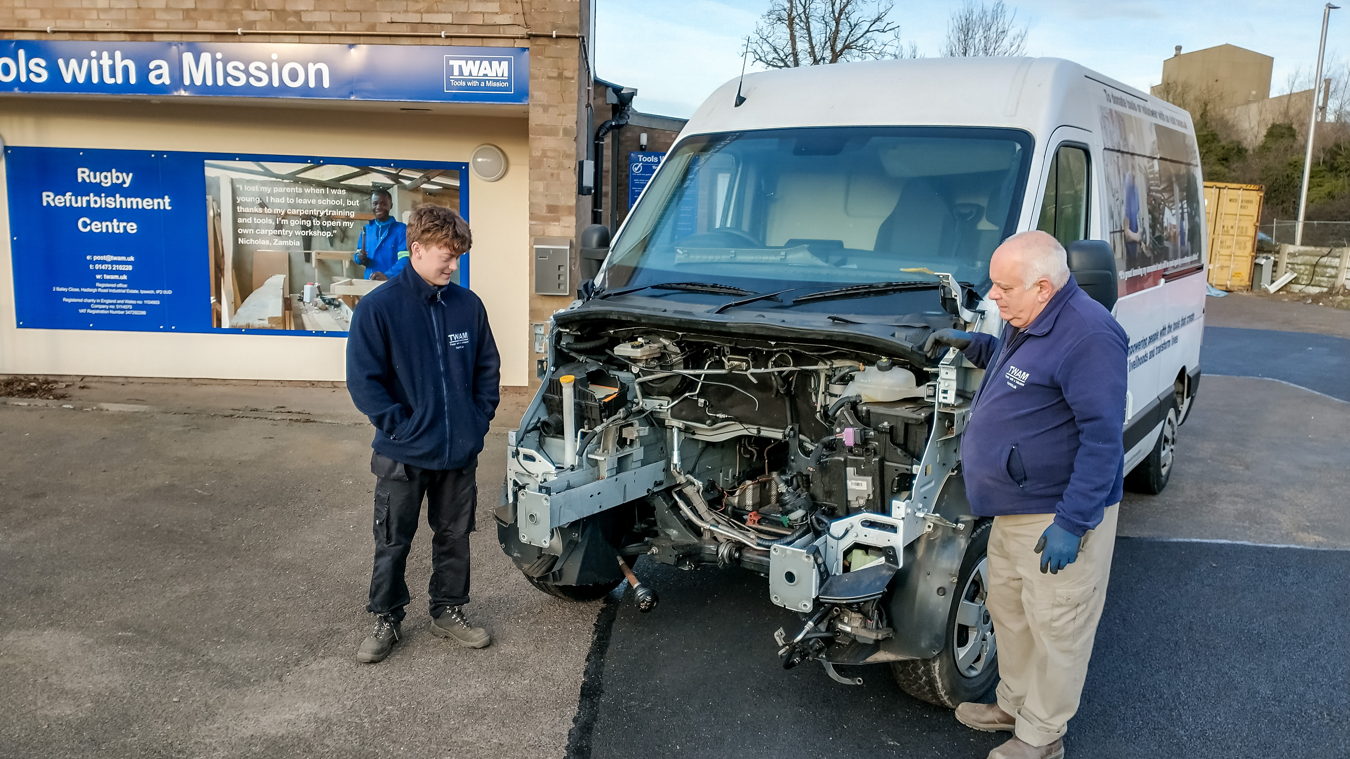 Local tool charity seeks support after van destroyed by thieves thumbnail